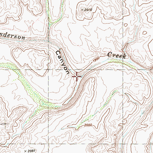 Topographic Map of Seminole Canyon, TX