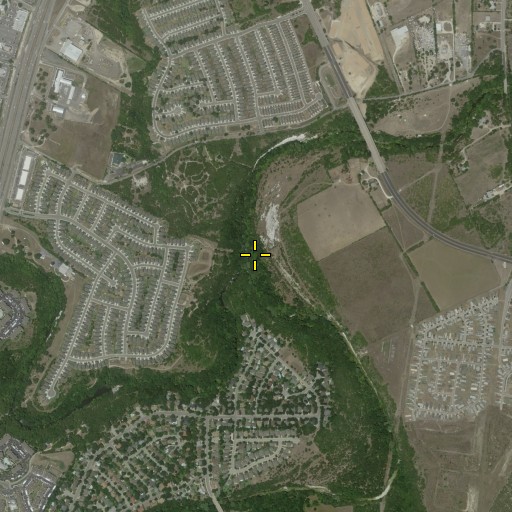 Aerial/Satellite Image of Slaughter Creek, TX