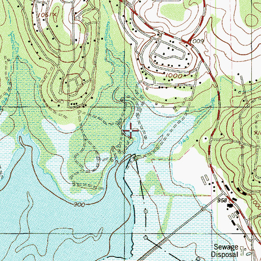 Topographic Map of Sorrel Creek, TX