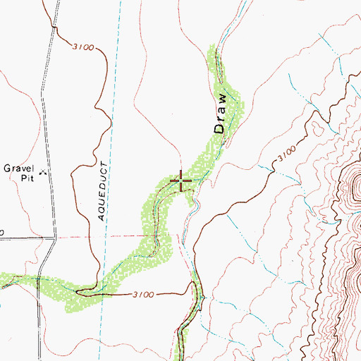 Topographic Map of Sotol Draw, TX