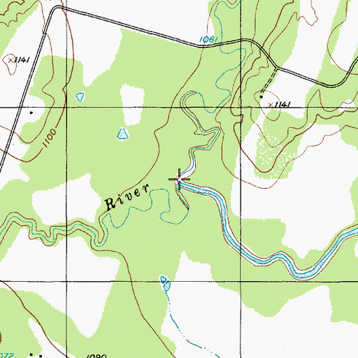 Topographic Map of South Leon River, TX