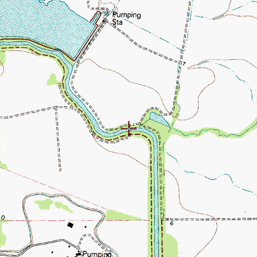 Topographic Map of Spindletop Bayou, TX