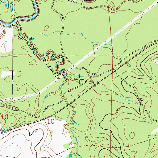 Topographic Map of Loboco (historical), AL
