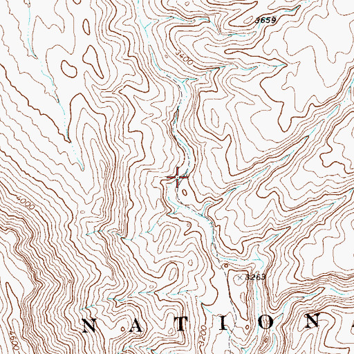 Topographic Map of Strawhouse Trail, TX