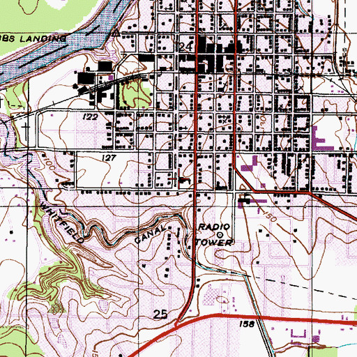 Topographic Map of Marengo Military Academy (historical), AL