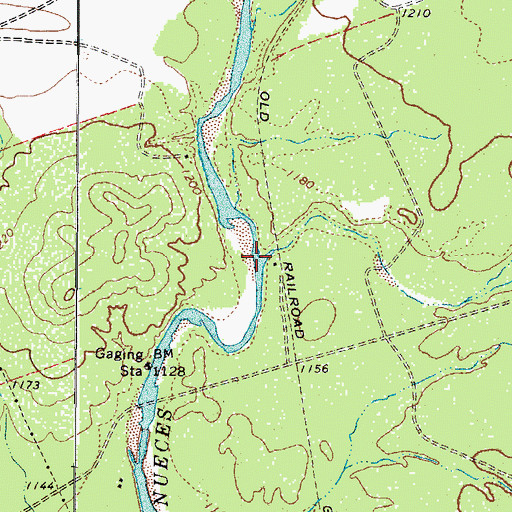 Topographic Map of Sycamore Creek, TX
