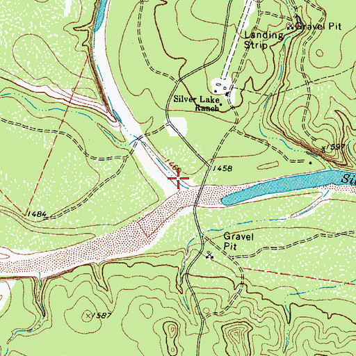 Topographic Map of Sycamore Creek, TX