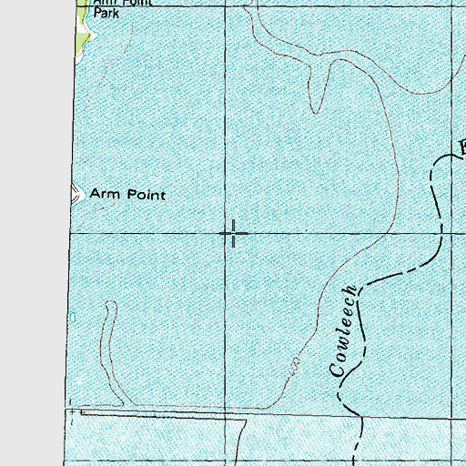 Topographic Map of Lake Tawakoni, TX