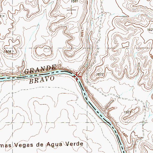Topographic Map of Taylor Canyon, TX