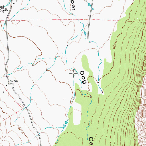 Topographic Map of Trail Canyon, NM