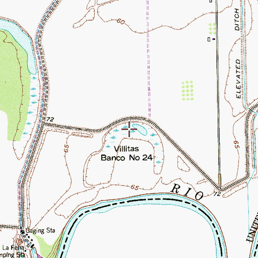 Topographic Map of Villitas Banco Number 24, TX