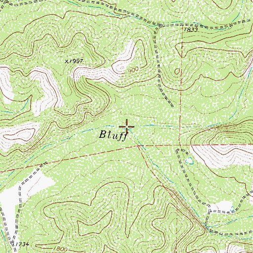 Topographic Map of Wallace Well Draw, TX