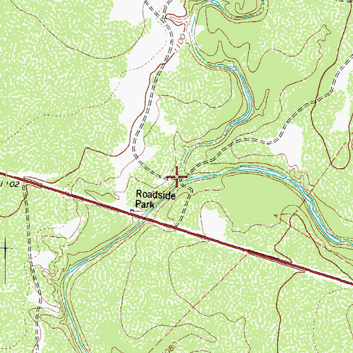 Topographic Map of West Pinto Creek, TX