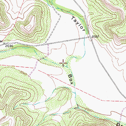 Topographic Map of Wild Horse Canyon, TX
