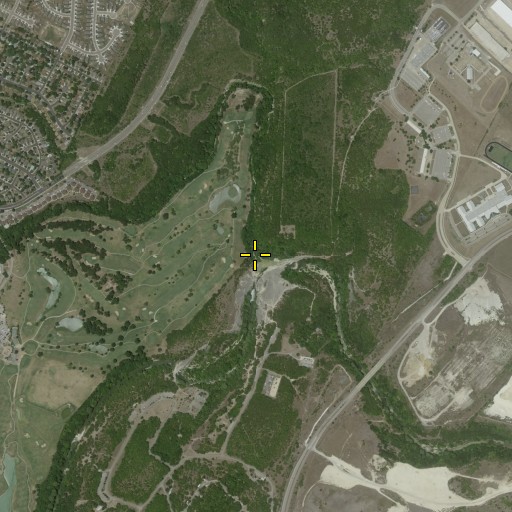 Aerial/Satellite Image of Williamson Creek, TX