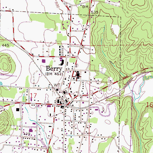 Topographic Map of Alabama Christian College (historical), AL