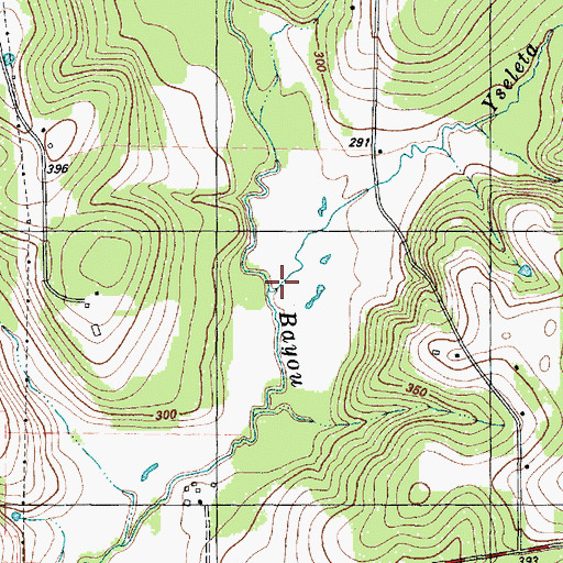 Topographic Map of Yseleta Creek, TX