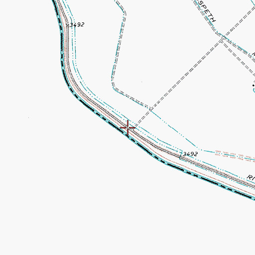 Topographic Map of Bird Farm Crossing, TX