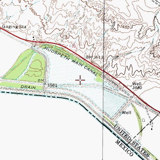 Topographic Map of County Line Lakes, TX