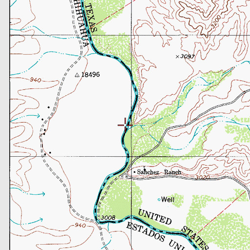 Topographic Map of Arroyo Enmedio, TX