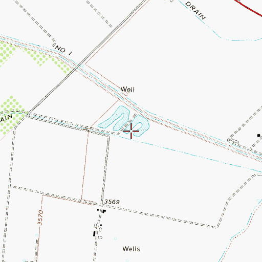 Topographic Map of Hideaway Lakes, TX