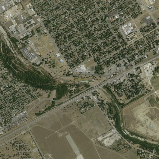 Aerial/Satellite Image of Cut Off Park, TX