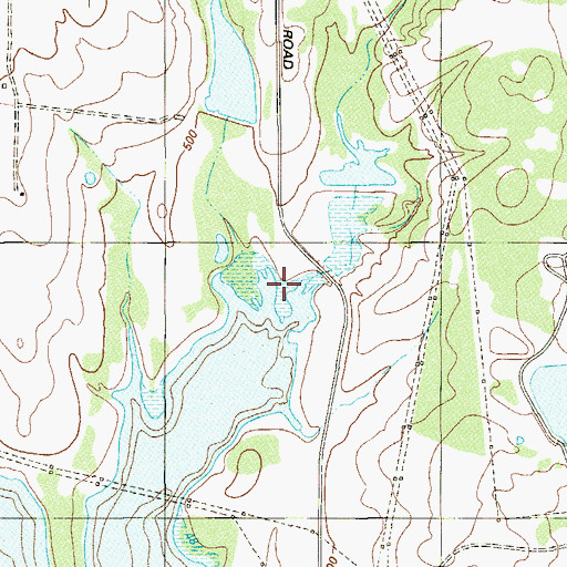 Topographic Map of Hondo Creek, TX