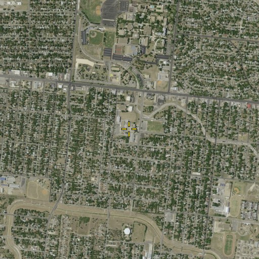 Aerial/Satellite Image of Memorial High School, TX
