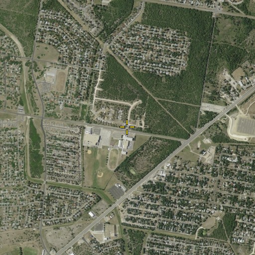 Aerial/Satellite Image of Shepard Middle School, TX