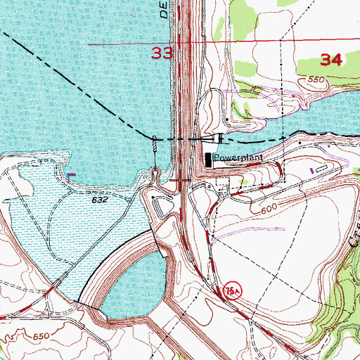 Topographic Map of Baers Ferry (historical), TX