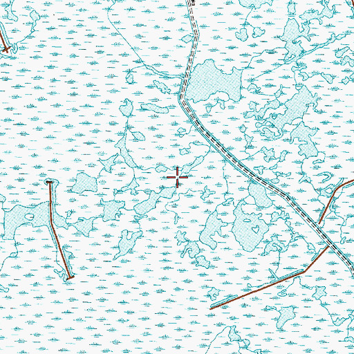 Topographic Map of Anahuac National Wildlife Refuge, TX