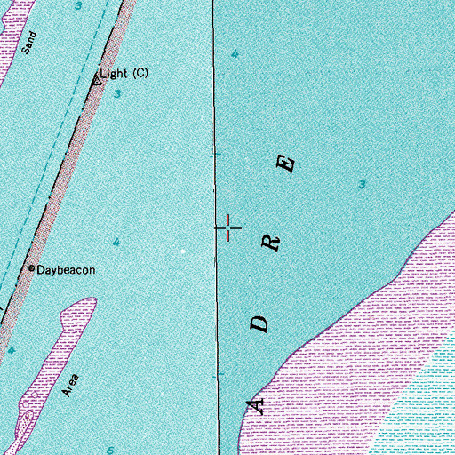 Topographic Map of Janes Hole, TX