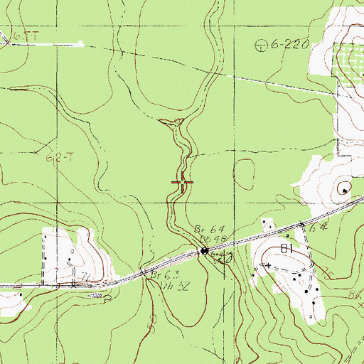 Topographic Map of Brushy Creek, TX