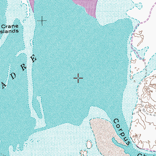 Topographic Map of Kates Hole, TX