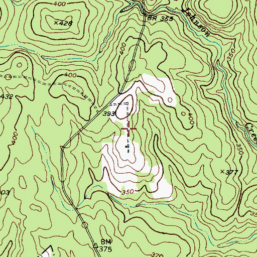 Topographic Map of Fennell Memory Garden, TX