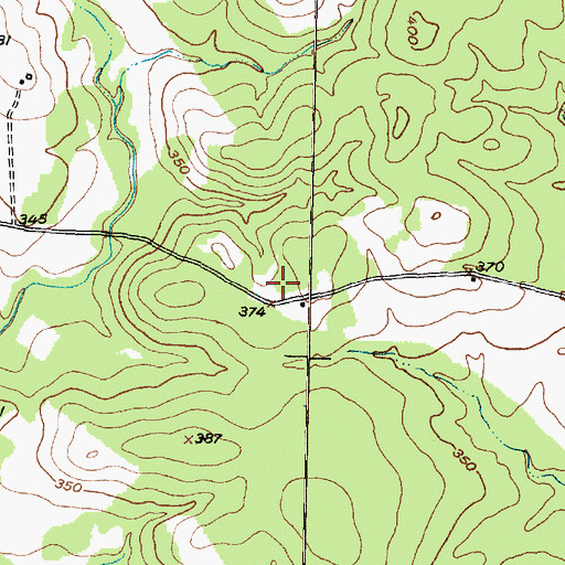 Topographic Map of Douglas School (historical), TX