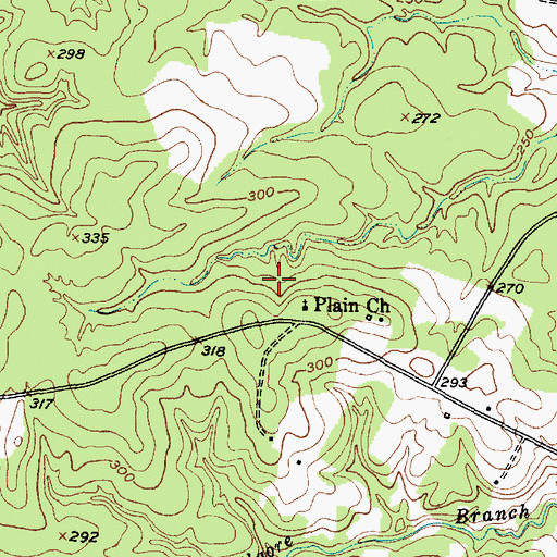 Topographic Map of Mexican Prisoners Grave, TX