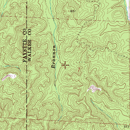 Topographic Map of Holly Grove Post Office (historical), AL