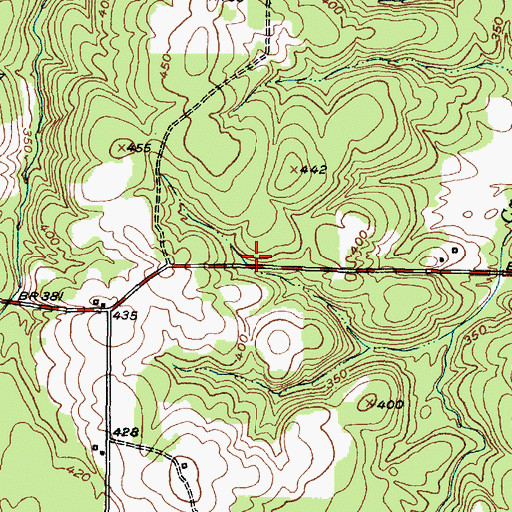 Topographic Map of San Pedro School (historical), TX