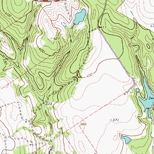 Topographic Map of Ferrell Women Graves, TX