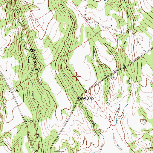 Topographic Map of Bird School, TX