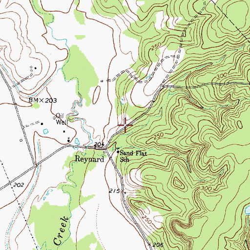 Topographic Map of Kent Hill, TX
