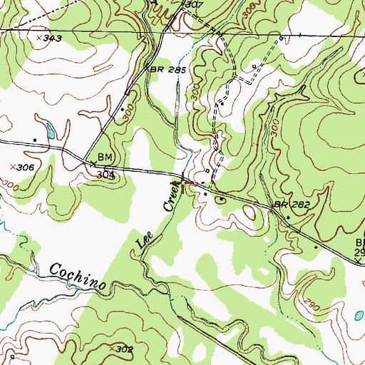 Topographic Map of Colthorp Historical Marker, TX