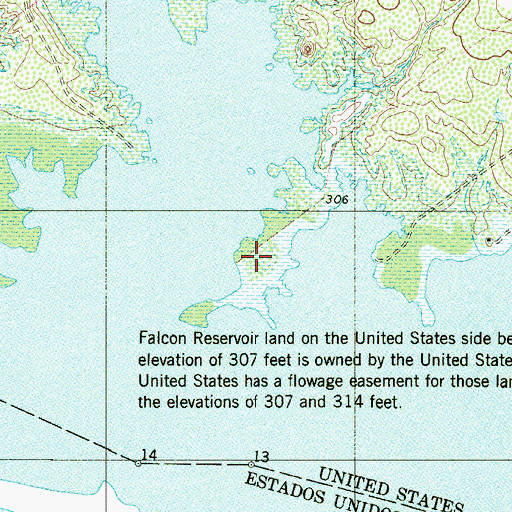 Topographic Map of Old Uribao, TX