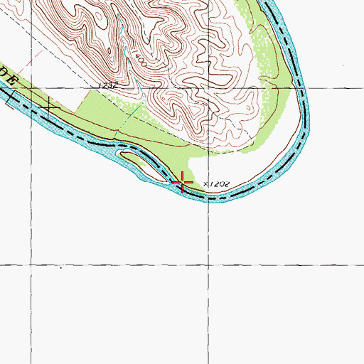 Topographic Map of Herra Dura Crossing, TX
