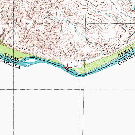 Topographic Map of Cinco de Mayo Crossing, TX