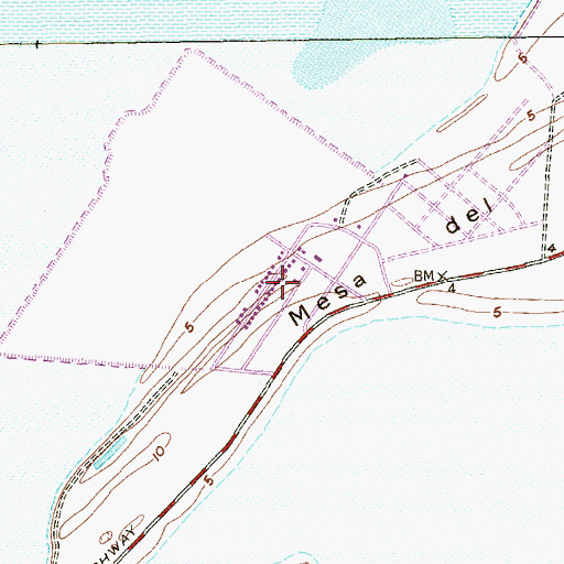Topographic Map of Kopernik Shores, TX