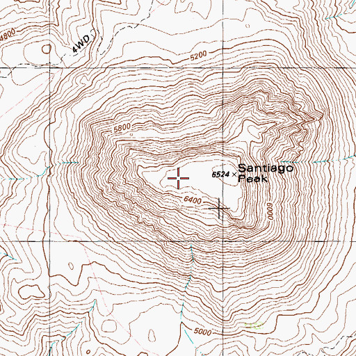 Topographic Map of Progress City (historical), TX