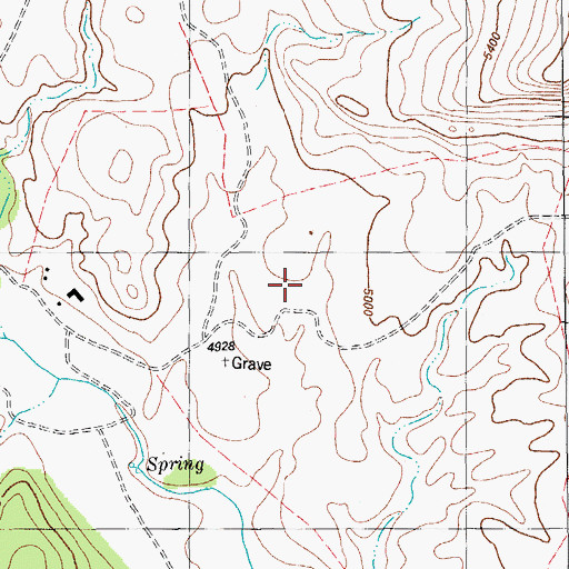 Topographic Map of Haley Ranch, TX