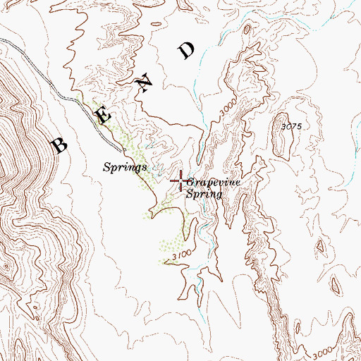 Topographic Map of Hulaus Ranch (historical), TX